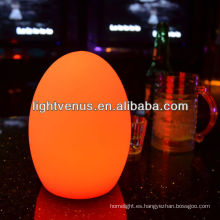 Huevo color forma 15 mesa lámpara LED parpadeante